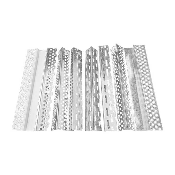 Galvanized metal plasterboard wall perforated angle iron